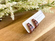 Load image into Gallery viewer, Buffalo Plaid Huggies-Red
