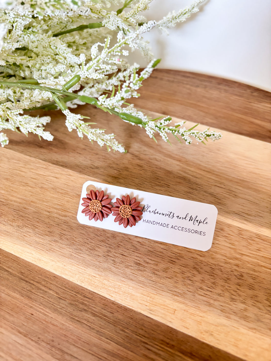 Fall Floral Studs