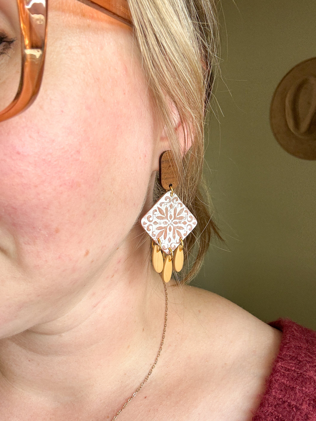Terracotta Tile Dangles